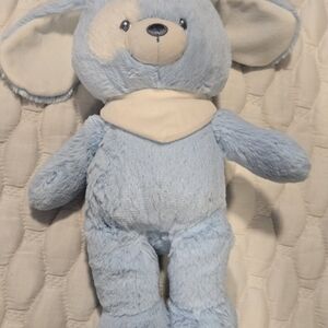 Baby Gund Bay Light Blue Puppy White Bandana Stuffed Animal Plush